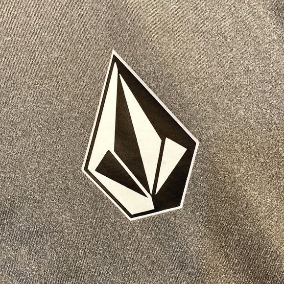 Volcom Stone Tech UV Protection Hoodie Gray Small Lightweight Sweatshirt - Picture 6 of 10